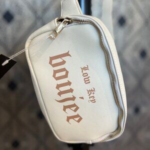 Low Key Boujee White & Gold Crossbody